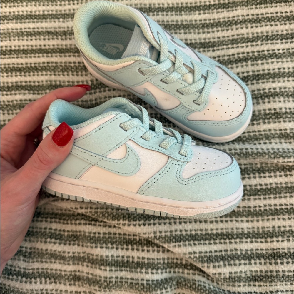 Nike Aqua and White Kids' Sneakers. Never worn. New without tags